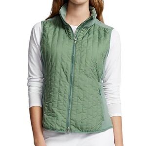 NWOT RLX Ralph Lauren Green Quilted Vest